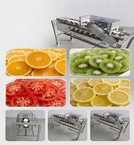 Affettatrice semiautomatica per frutta e ortaggi